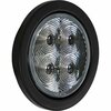 Buyers Products 4 Inch Round Recessed Strobe with Amber LEDs and Clear Lens SL42CA